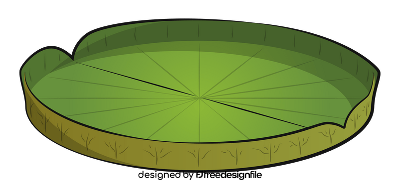 Lily pad drawing clipart