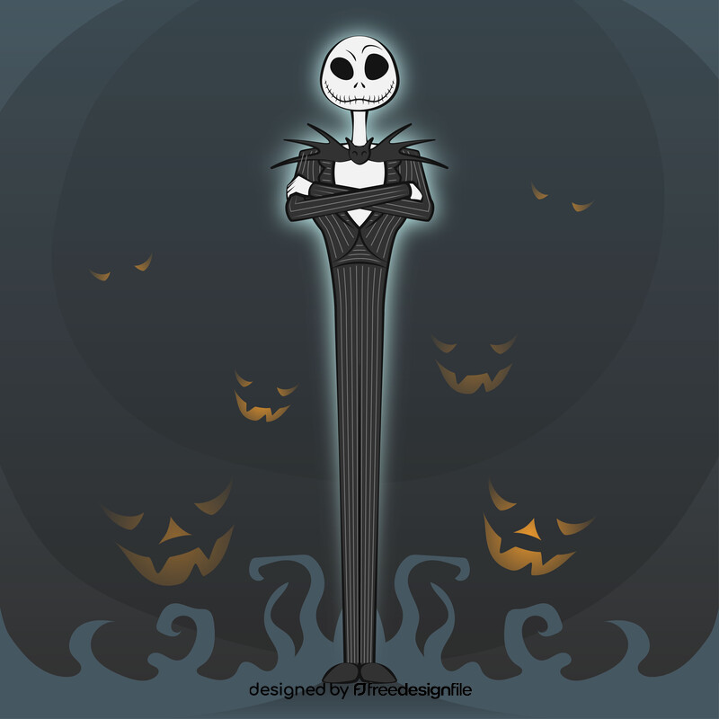 Nightmare before christmas jack vector