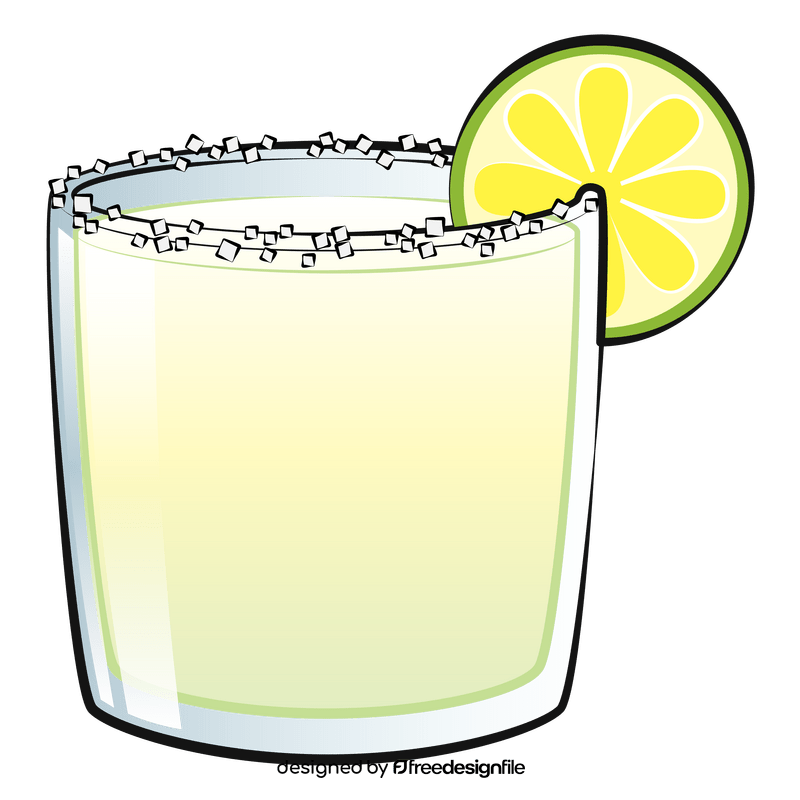 Margarita cocktail clipart