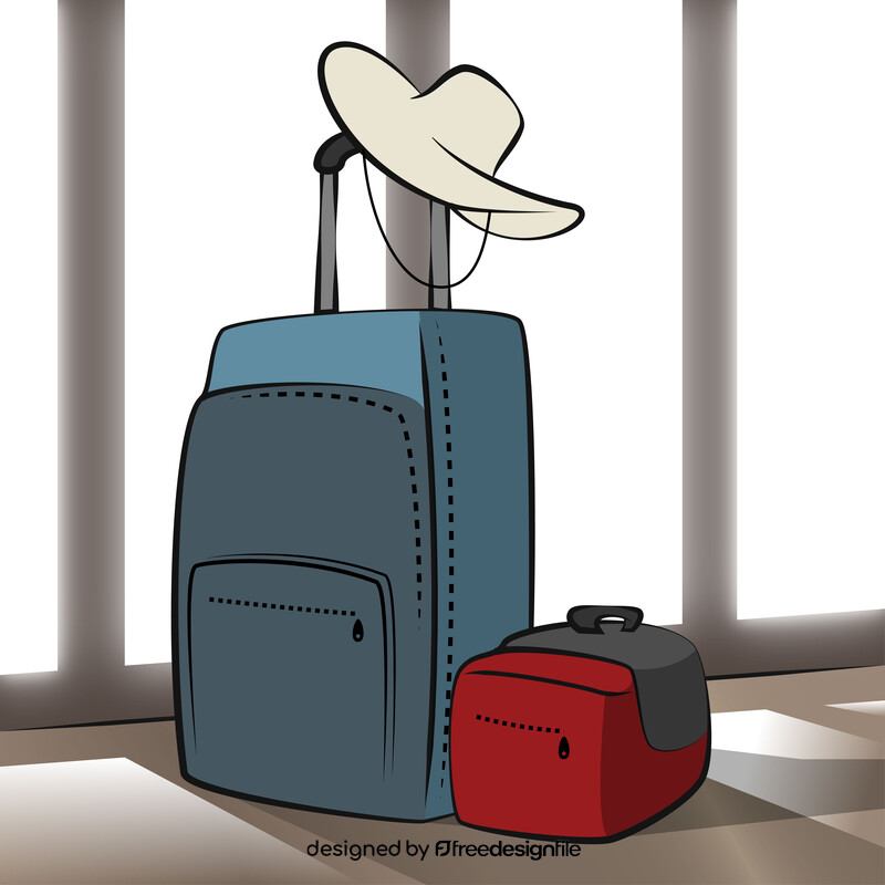 Travel luggage vector