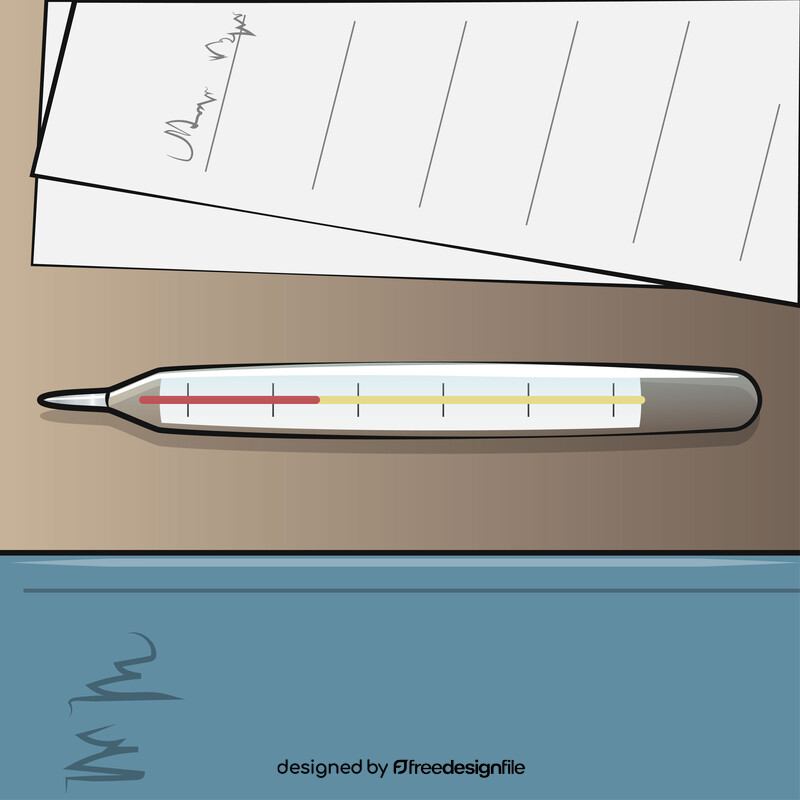 Thermometer vector