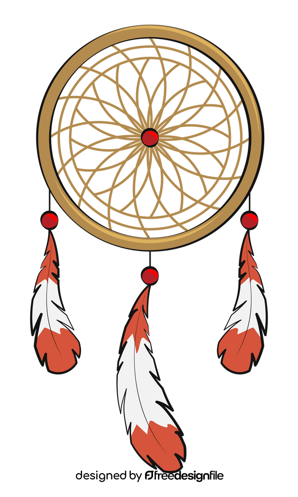 Dreamcatcher drawing clipart