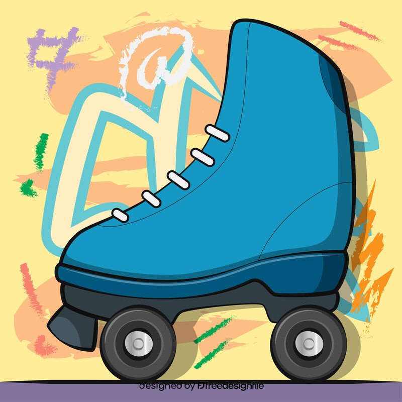 Roller skates vector