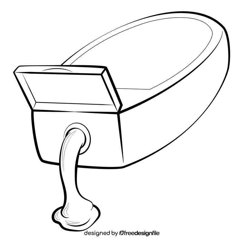 Shampoo drawing outline black and white clipart