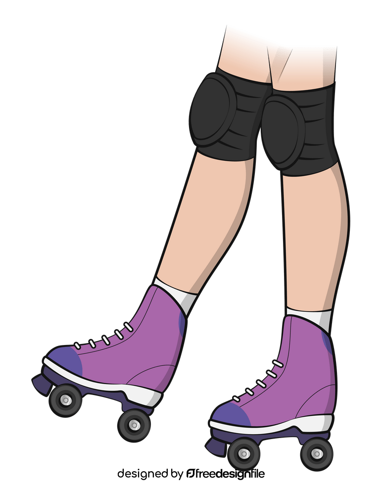 Roller skates clipart