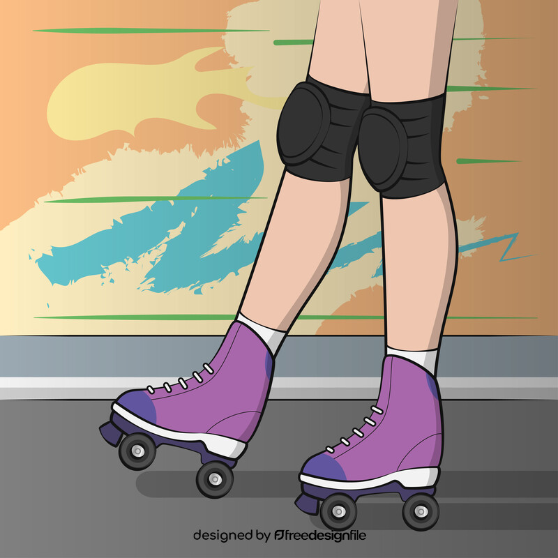 Roller skates vector