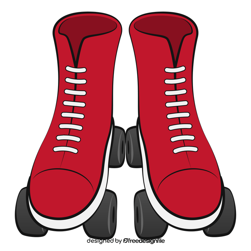 Roller skates clipart