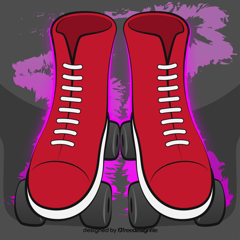 Roller skates vector