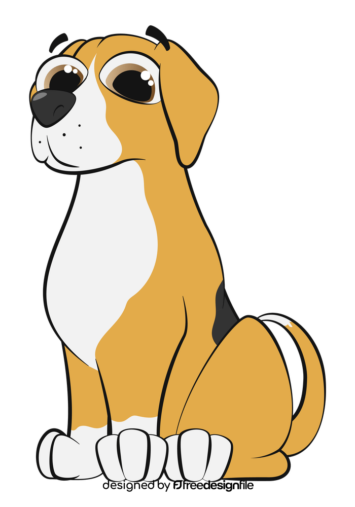 Beagle dog clipart