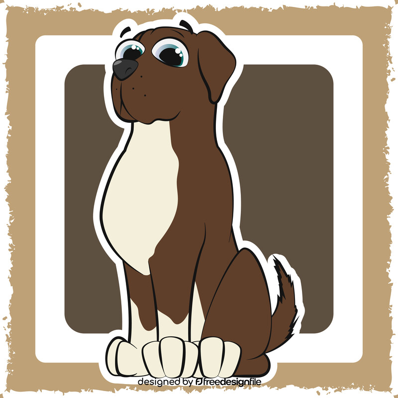 Boxer dog vector