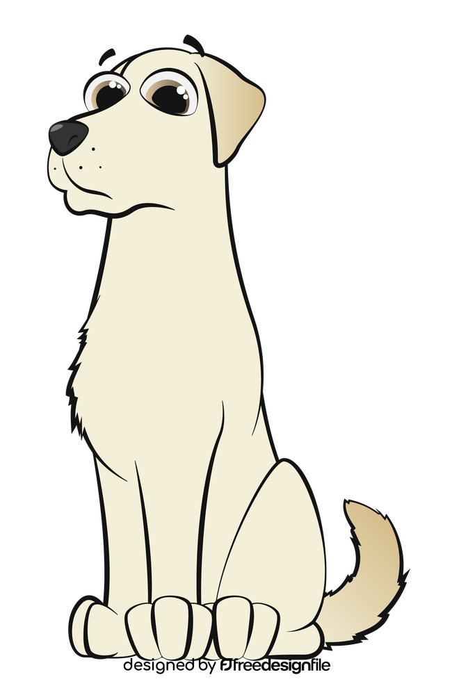 Labrador dog clipart