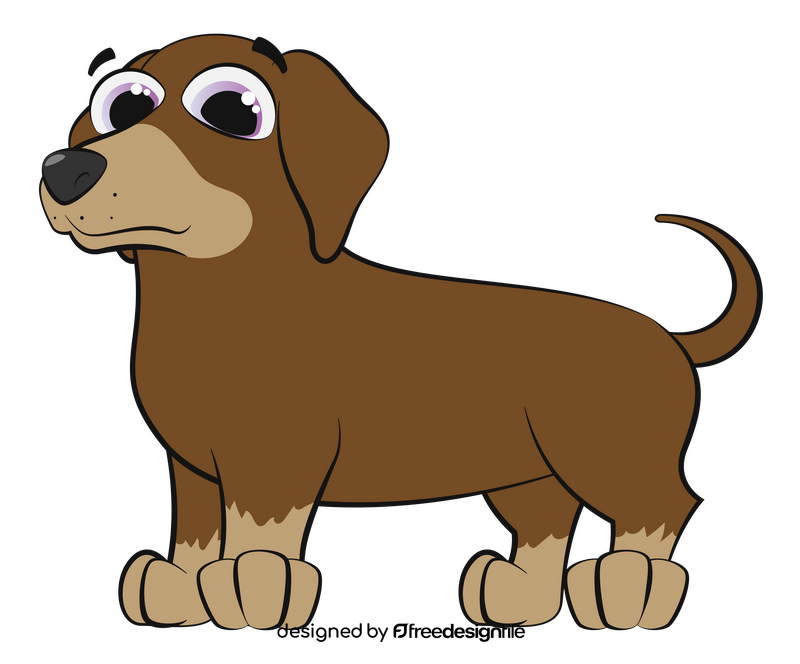 Sausage dog clipart