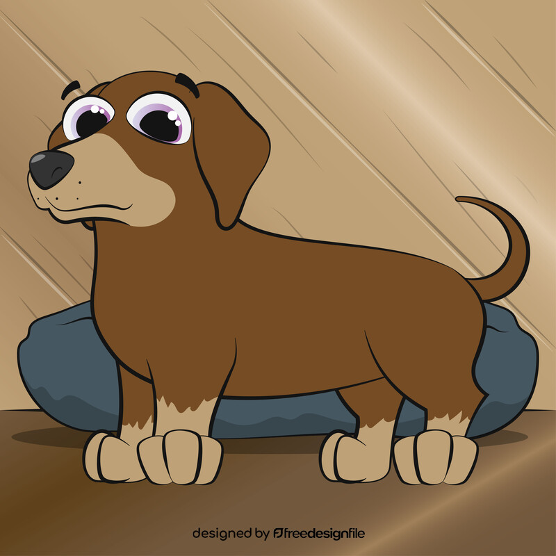 Sausage dog vector