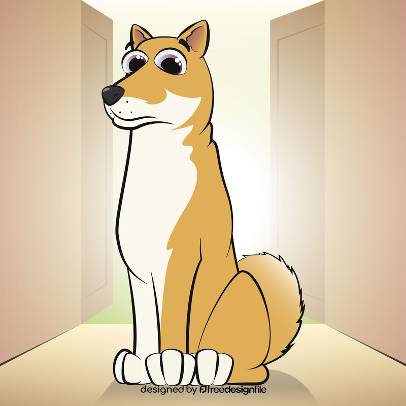 Shiba inu dog vector