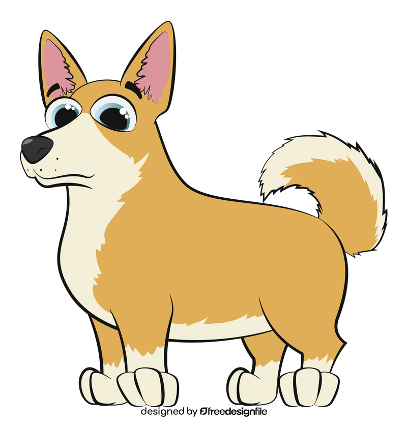 Corgi dog clipart