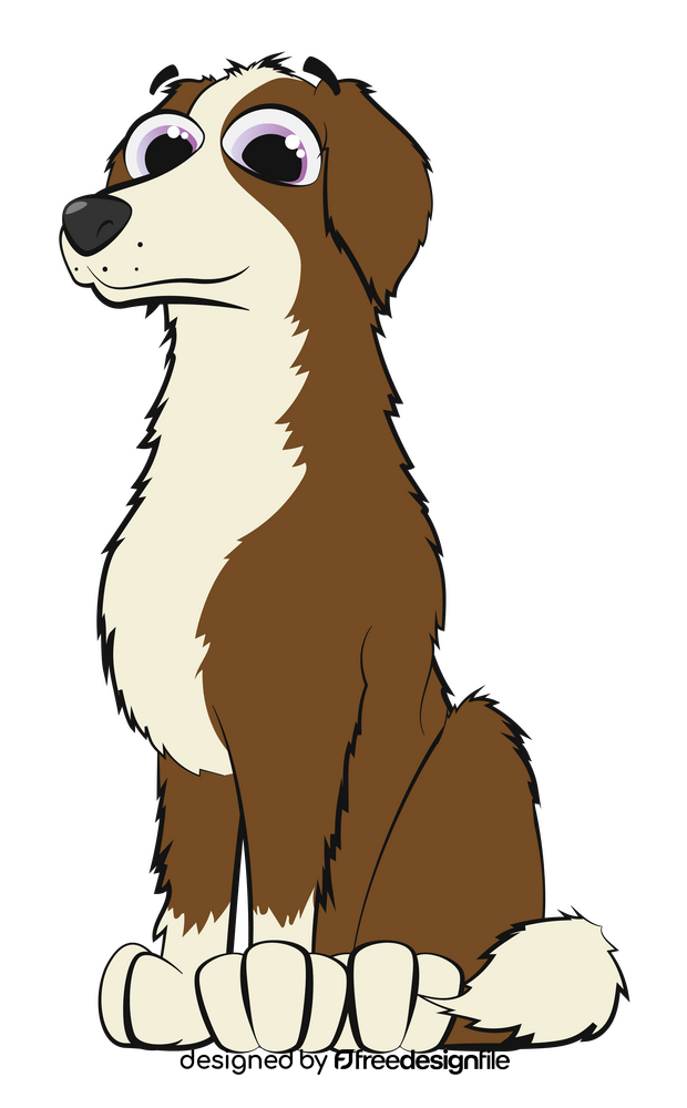 Australian shepherd dog clipart