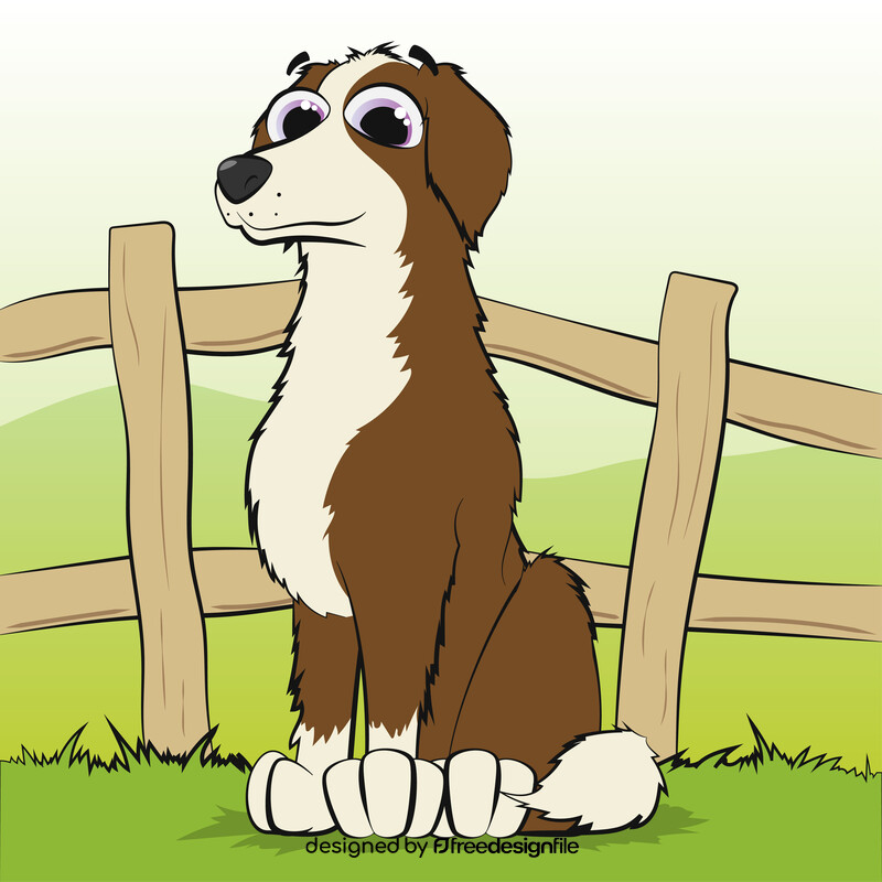 Australian shepherd dog vector