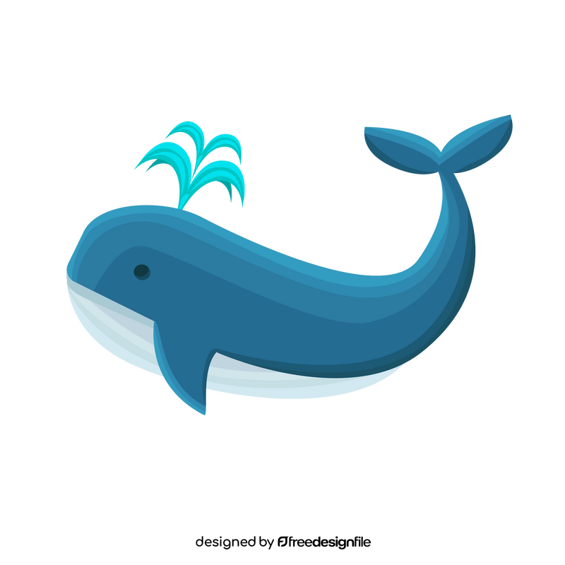 Whale cartoon clipart
