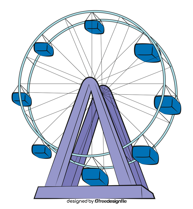 Ferris wheel clipart