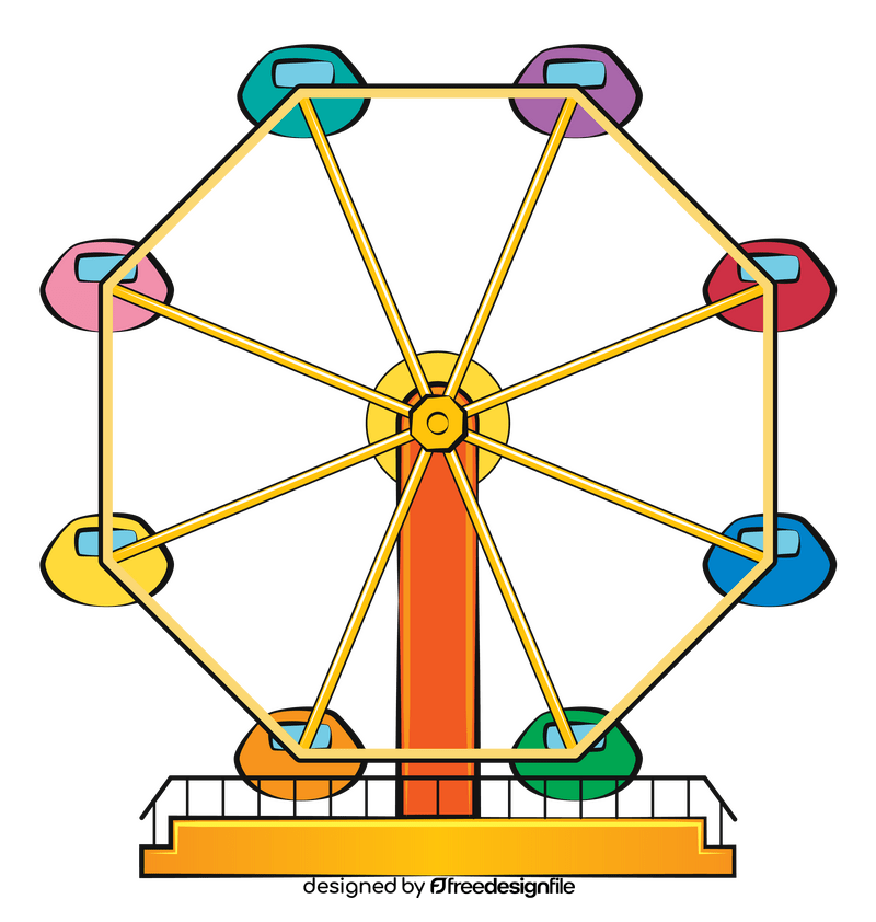 Ferris wheel clipart