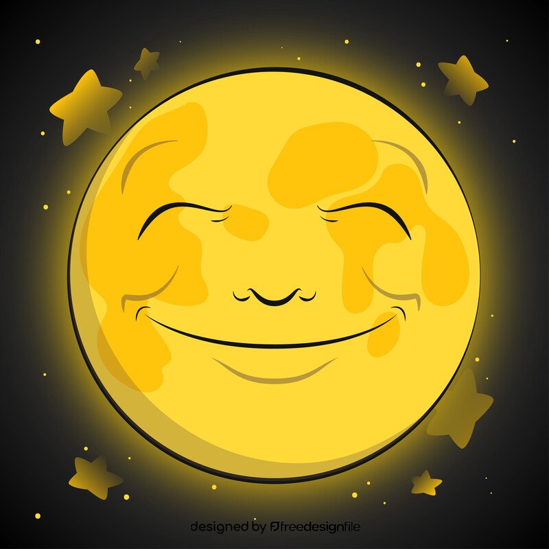 Full moon vector