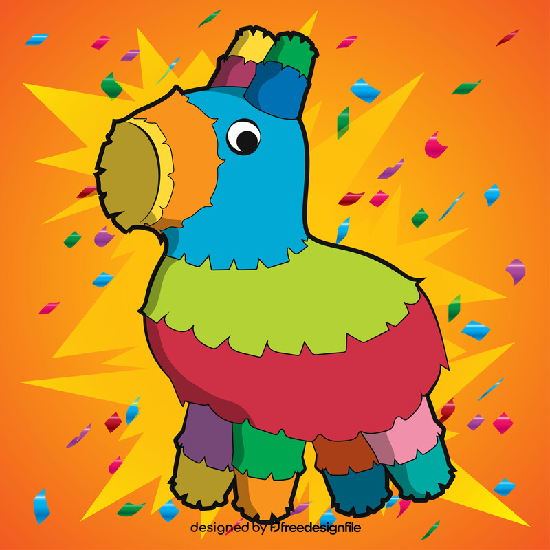 Fiesta pinata vector