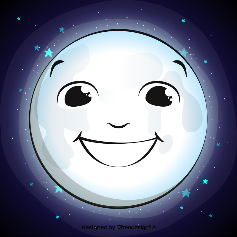 Full moon vector