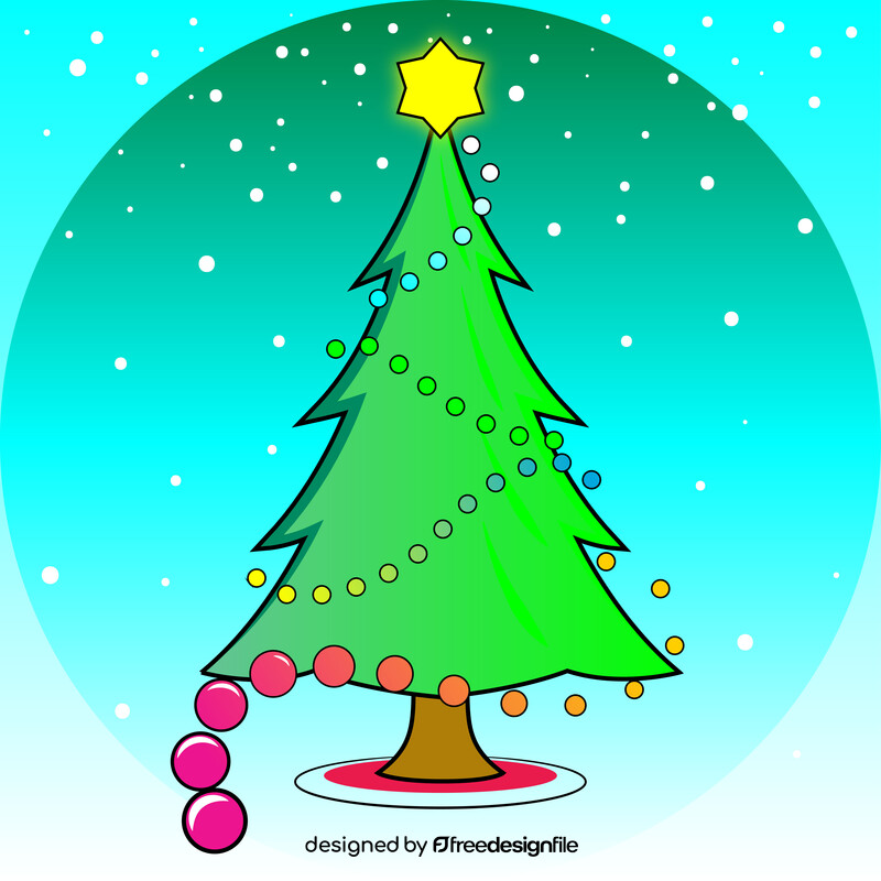 Christmas drawing vector