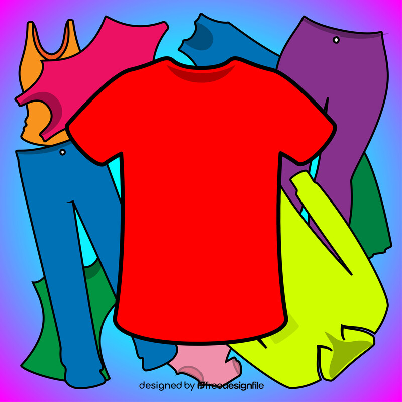 Clothes drawing vector