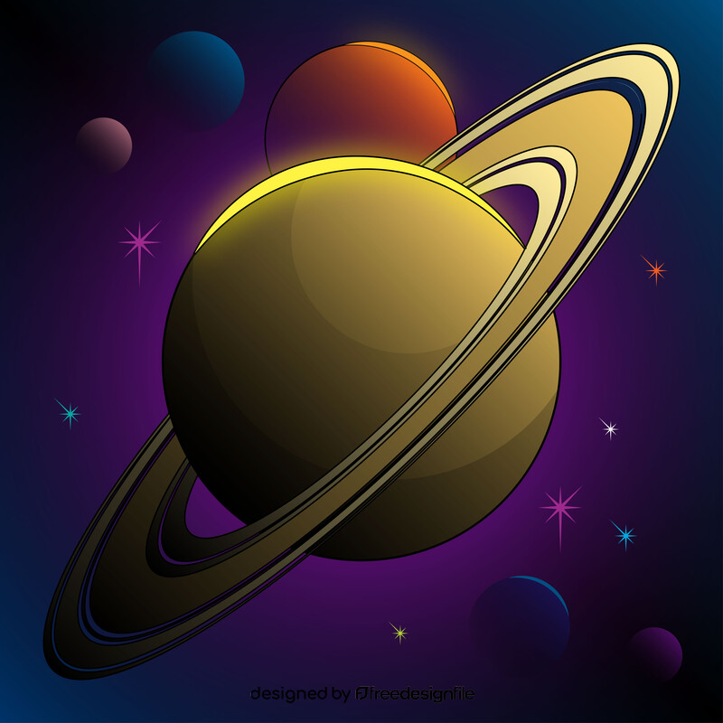 Space drawing vector