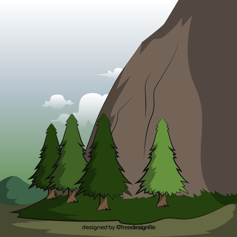 Hillside vector