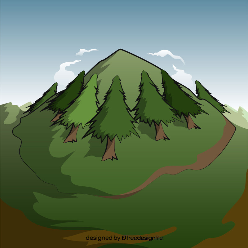 Hillside vector