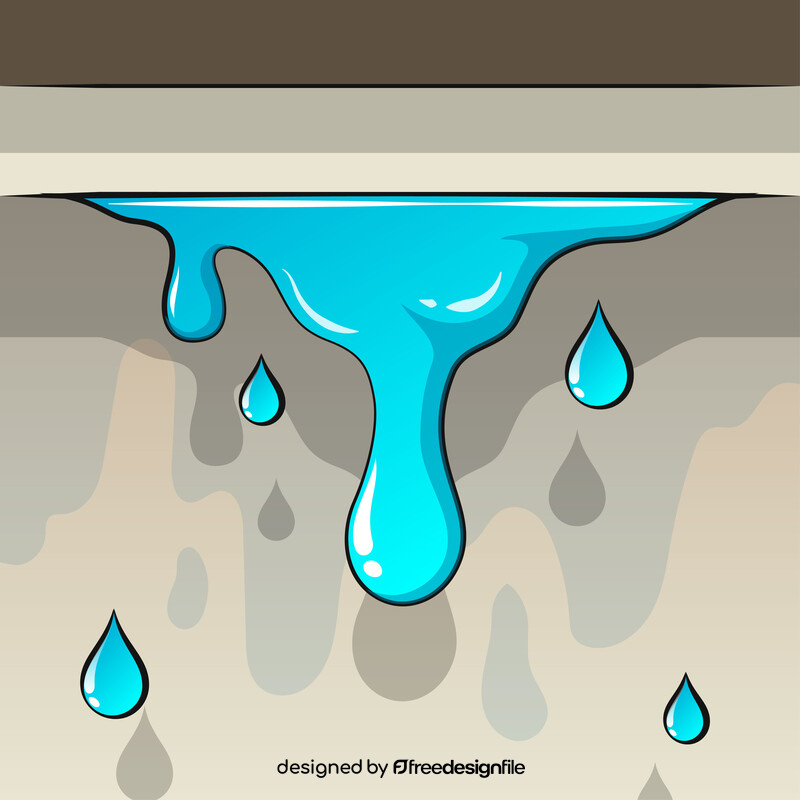 Rain drop vector