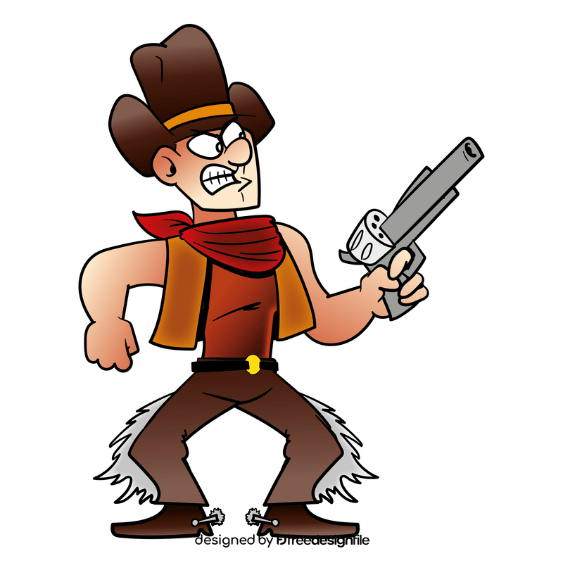 Cowboy cartoon clipart