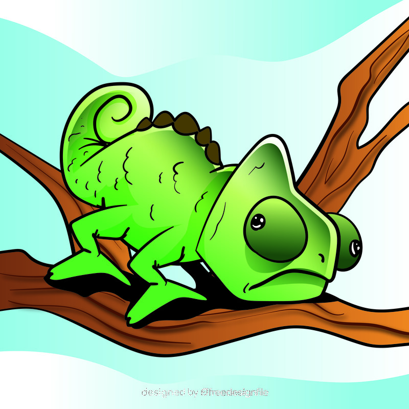 Lizard cartoon vector