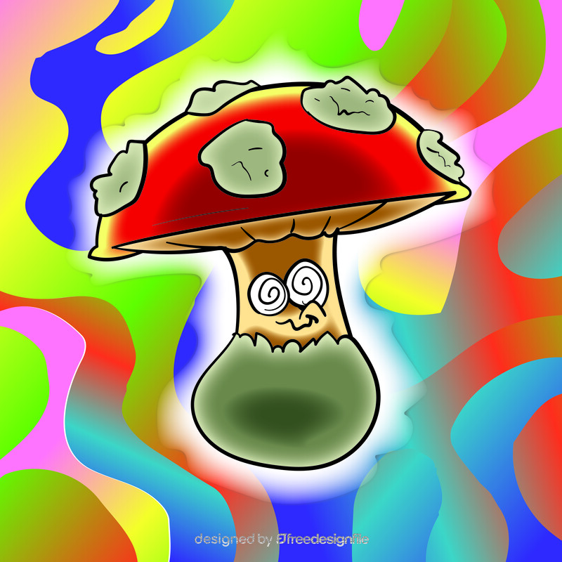 Mushroom cartoon vector