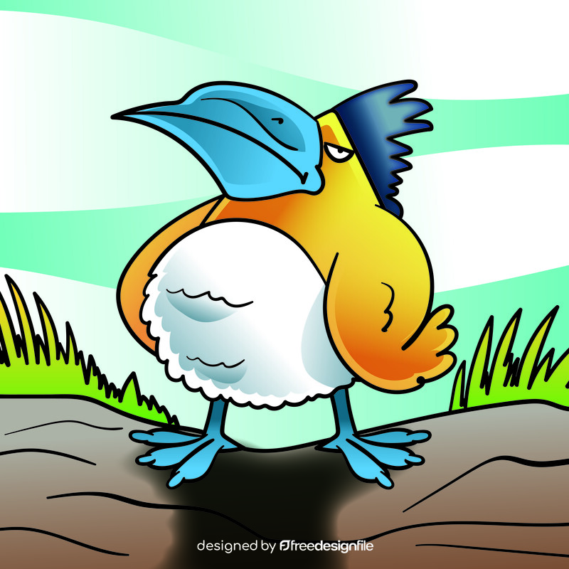 Bird cartoon vector