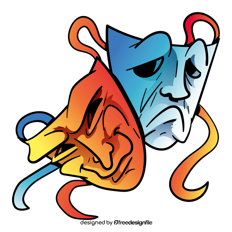 Mask cartoon clipart