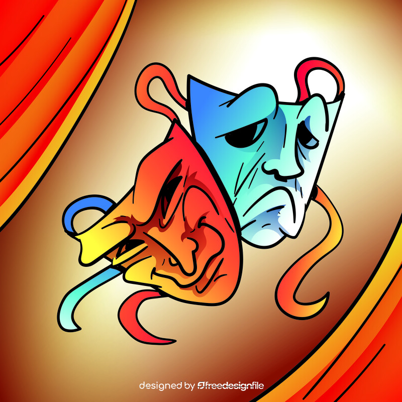 Mask cartoon vector