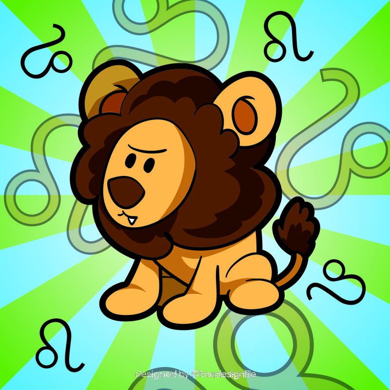 Leo cartoon vector