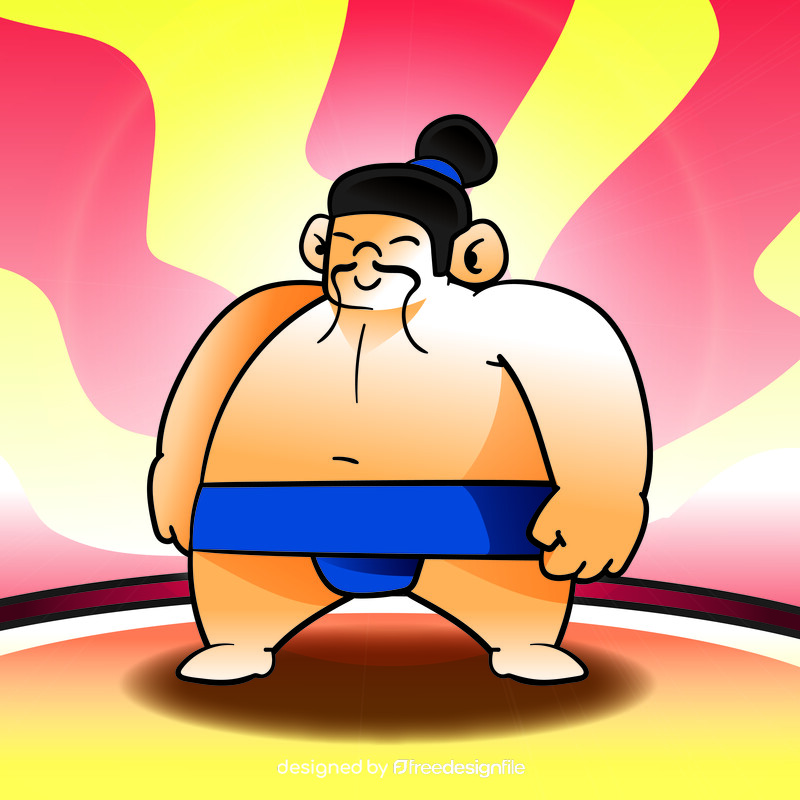 Sumo cartoon vector