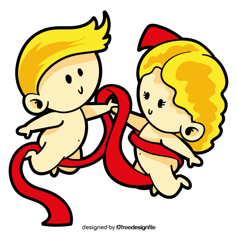 Gemini cartoon clipart