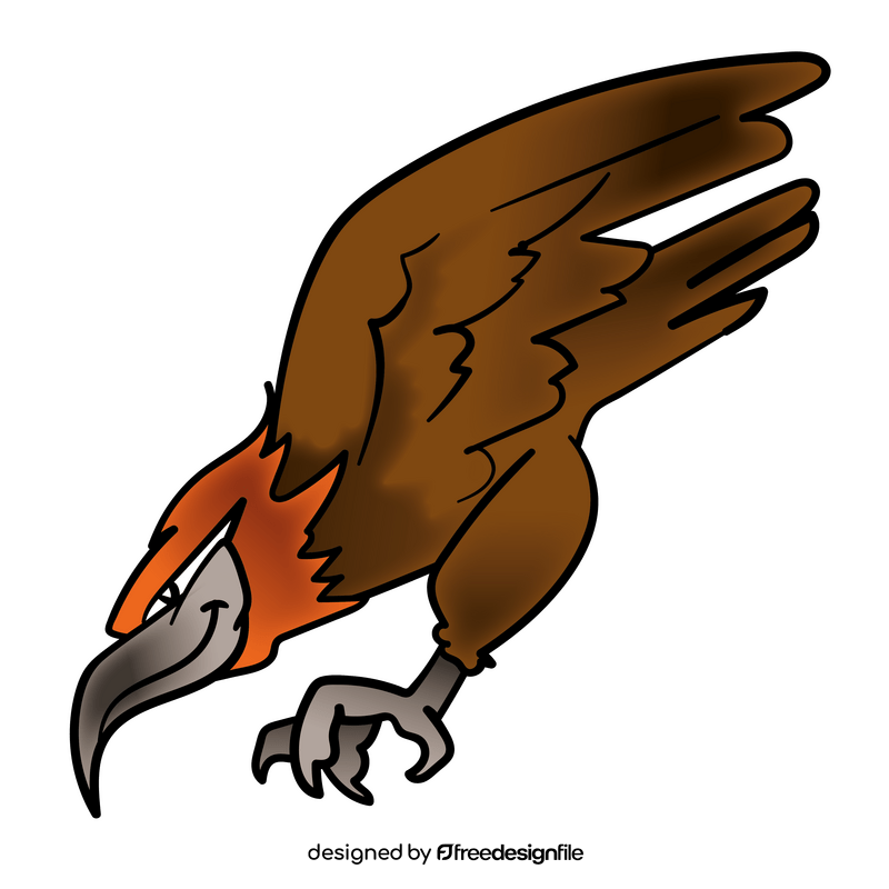 Falcon cartoon clipart