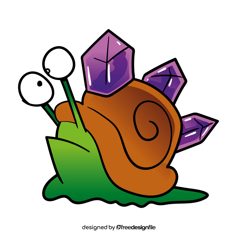 Slug cartoon clipart