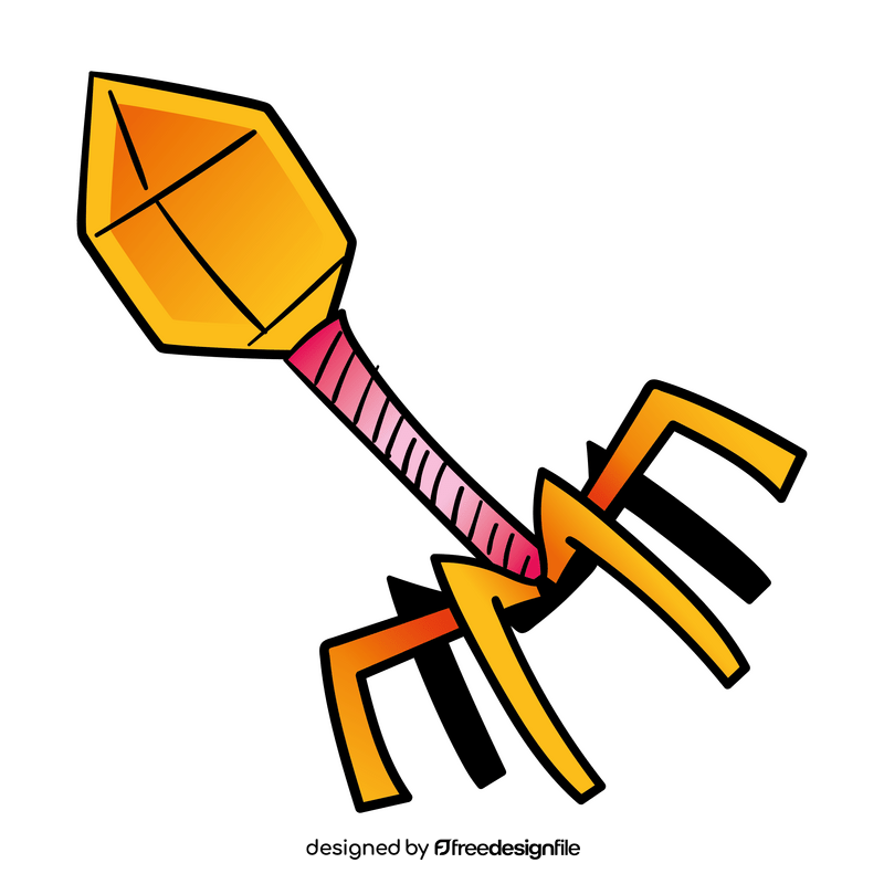 Virus cartoon clipart