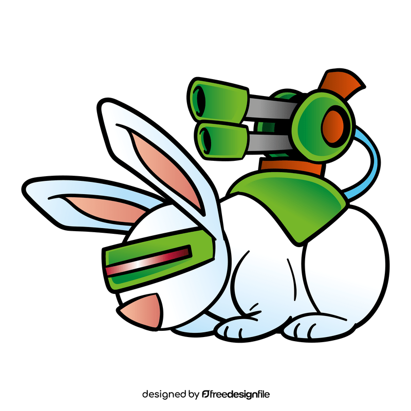 Rabbit cartoon clipart