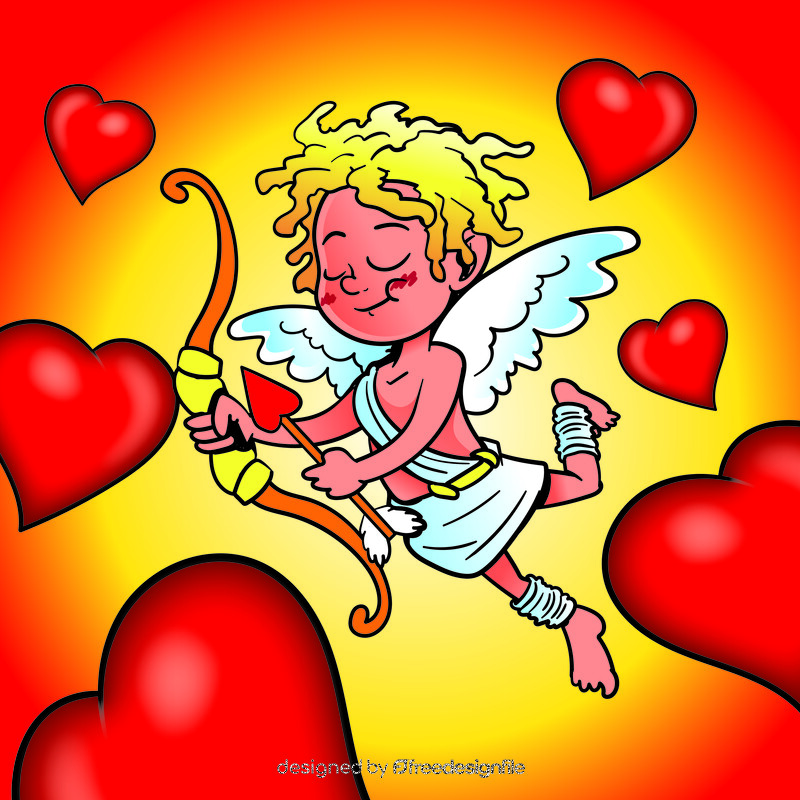 Cupid cartoon vector