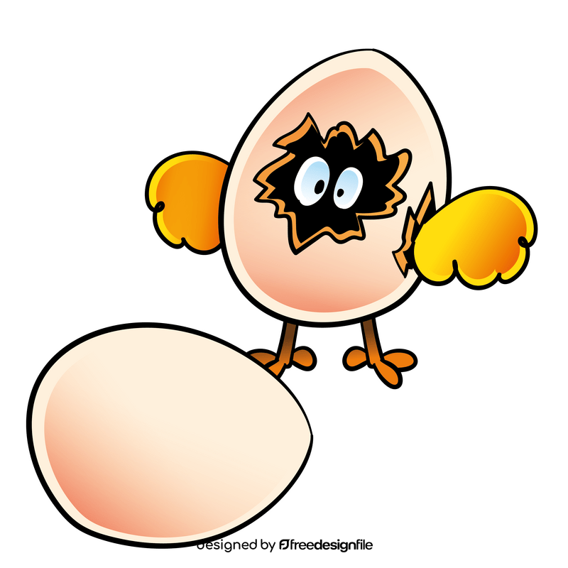 Egg cartoon clipart