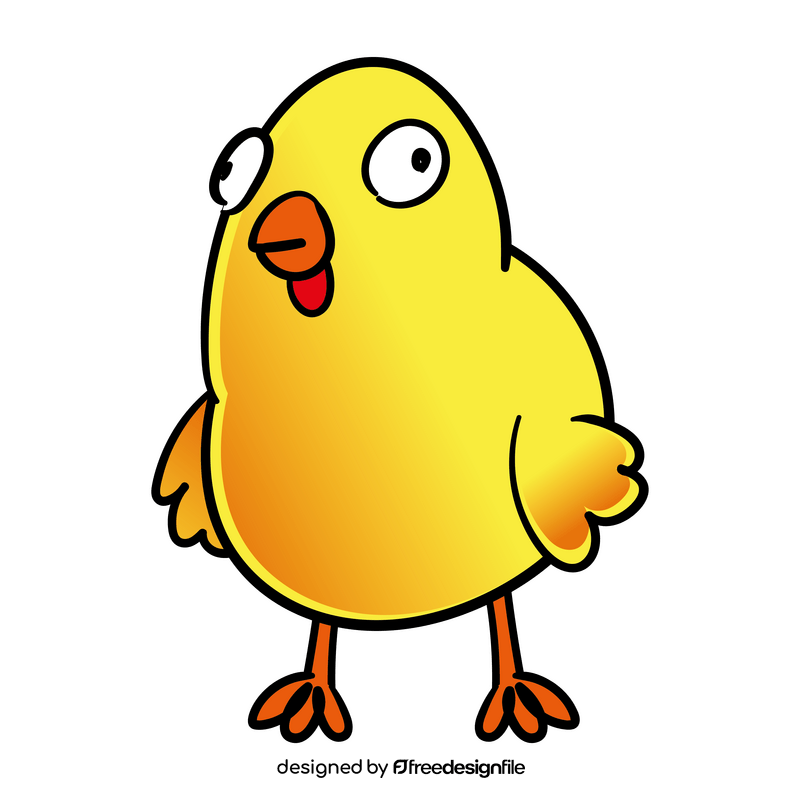 Chick cartoon clipart