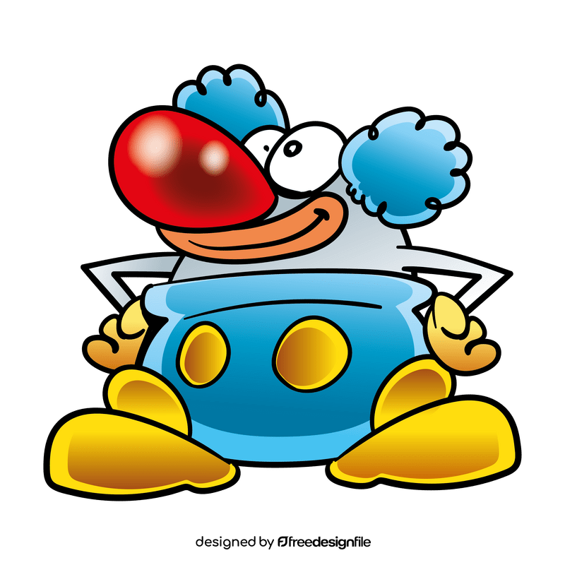 Clown cartoon clipart